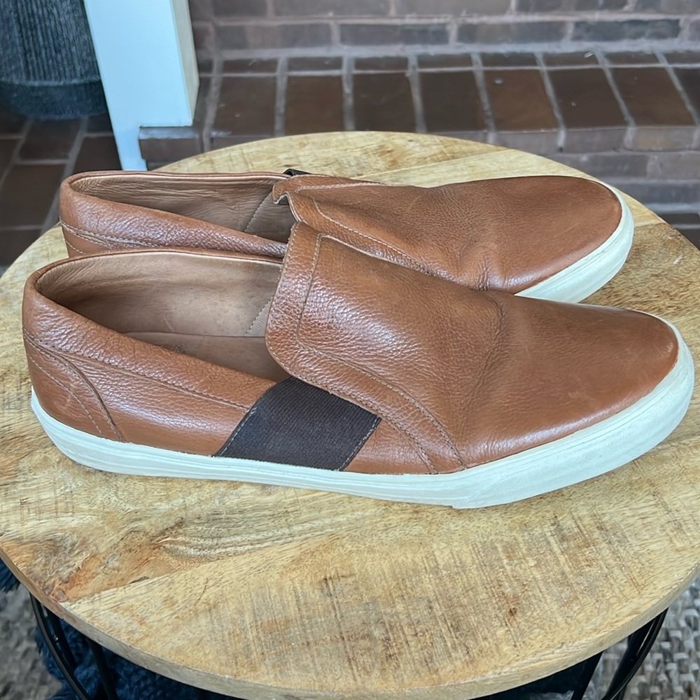 Gold & Gravy Men’s Leather Slip on Sneaker Size 13
